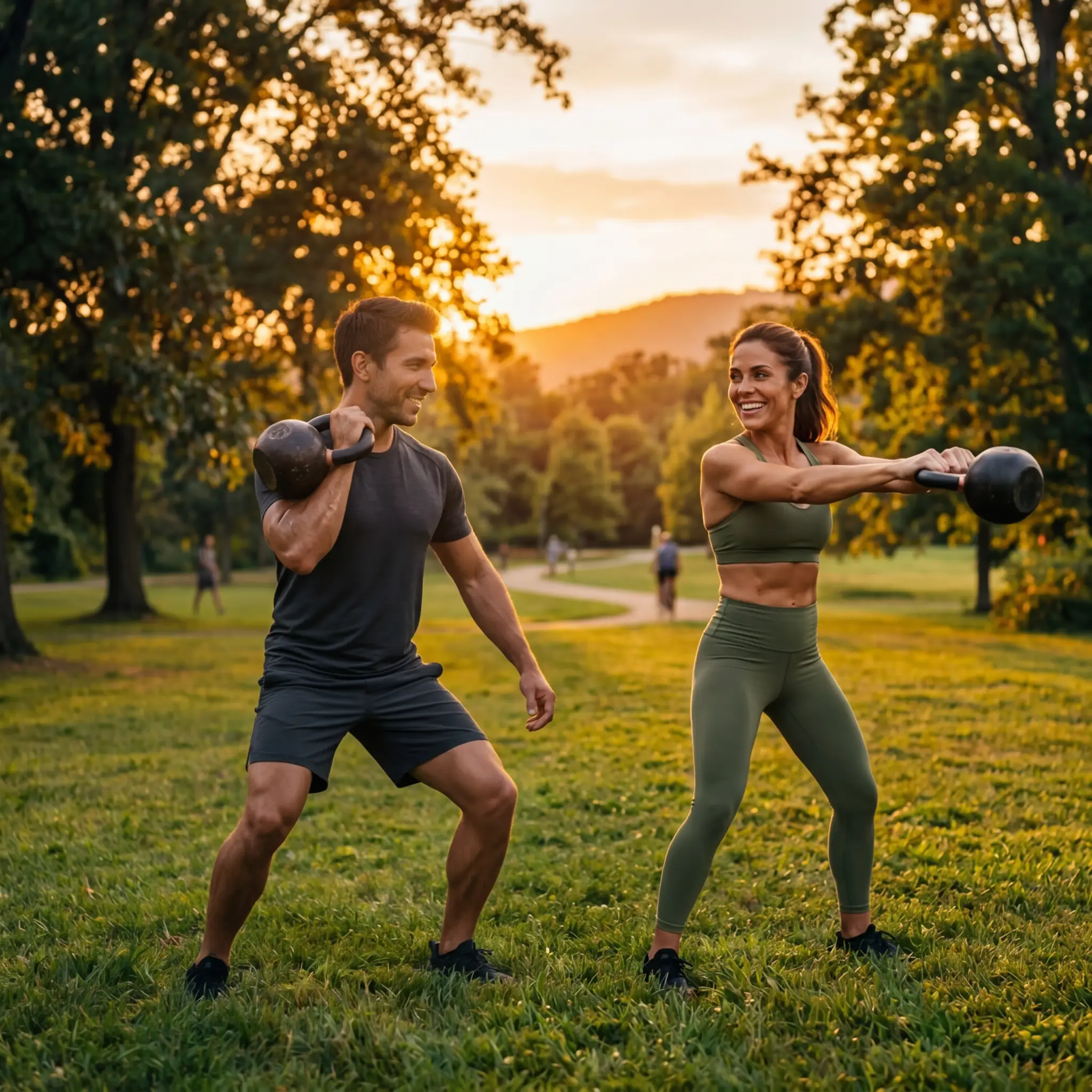 Precision Telemed | Homepage Couple working out outside