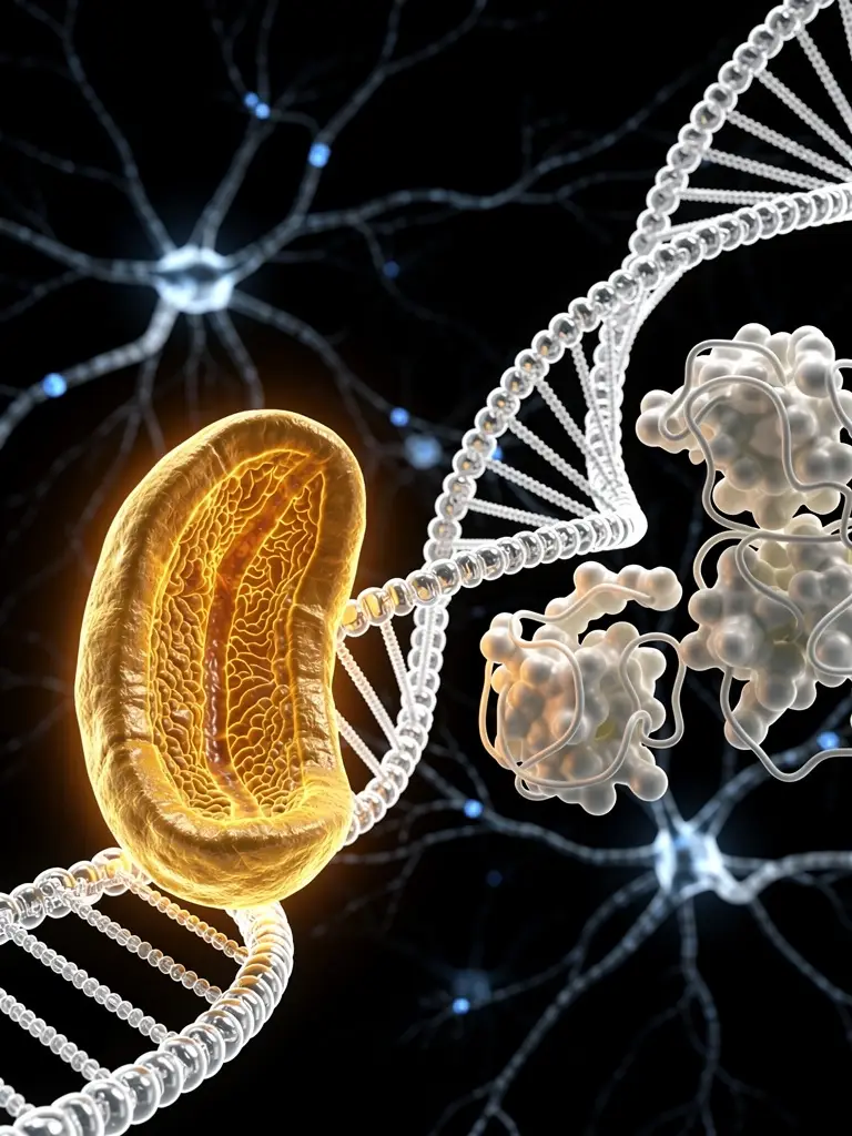 NAD+ molecular visualization inside human cell