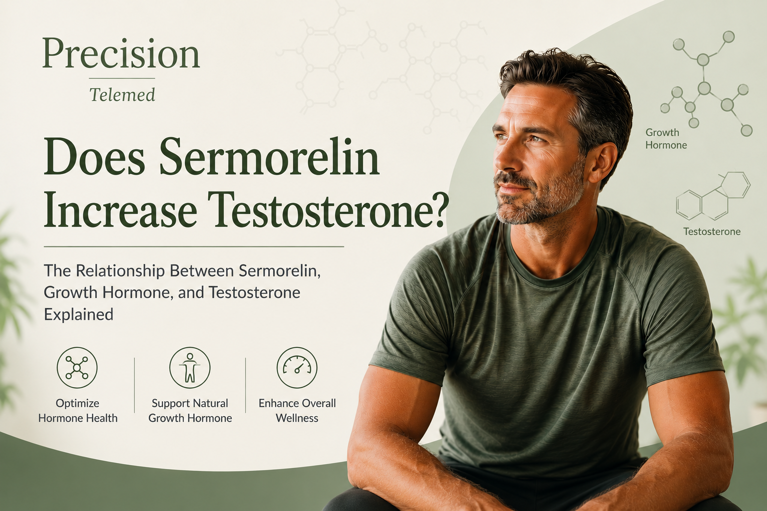 Does Sermorelin Increase Testosterone? The Relationship Between Sermorelin, Growth Hormone, and Testosterone Explained